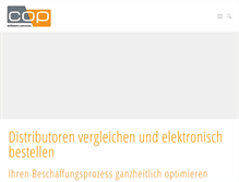 Tablet Screenshot of cop-software.de